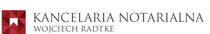 Logotyp Kancelarii Notarialnej Wojciecha Radtke